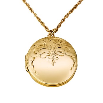 9ct Gold 8g 20 inch Locket with Chain